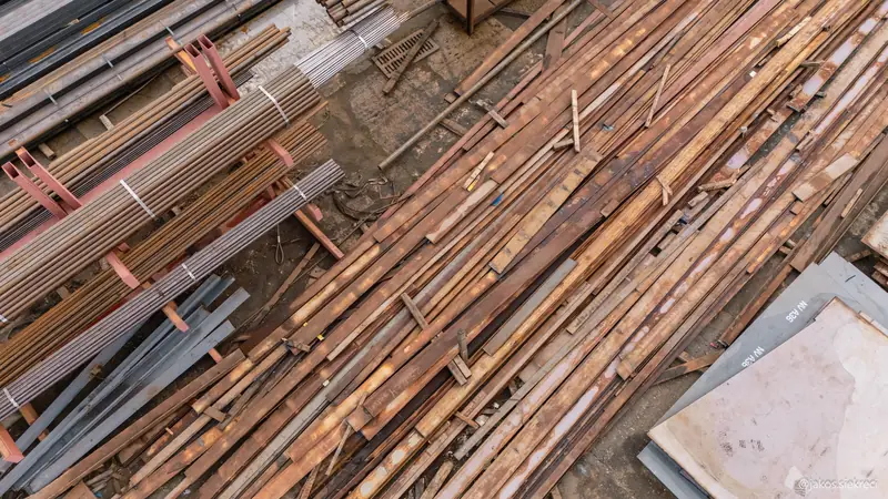 Złom kolorowy — miedź i aluminium